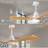 Lahrizi Adjustable Color Temperature 3 Height LED Ceiling Fan Light-462292034-462292035