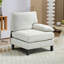 Canapé modulaire modulaire avec repose-pieds