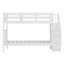 Lit superposé double en bois avec rangement-776046804