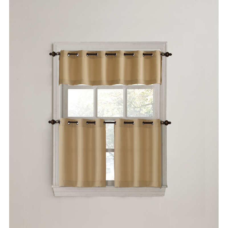 Cantonnière sur mesure 56 po Sauel, Taupe