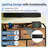 39.4" W Rectangular LED & Power Outlets 8-Drawer TV Stand-150144917