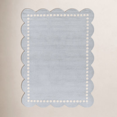 Lola Blue Hand-Tufted Wool Rug