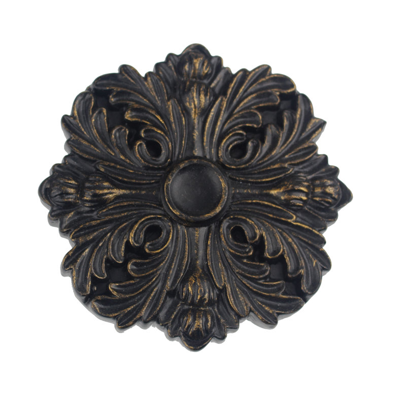 Retenue de rideau Abagail Medallion, Doré brulé