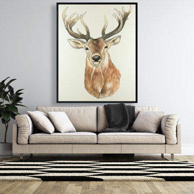 " Front Deer Portrait "