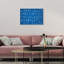 Drinks and Spirits Happy Hour Specs, bleu industriel - Impression sur toile-20688959-67048988