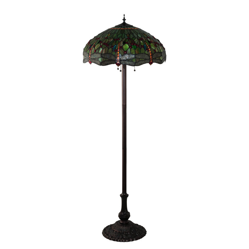Boysen 62'' Mahogany Bronze Traditional Floor Lamp