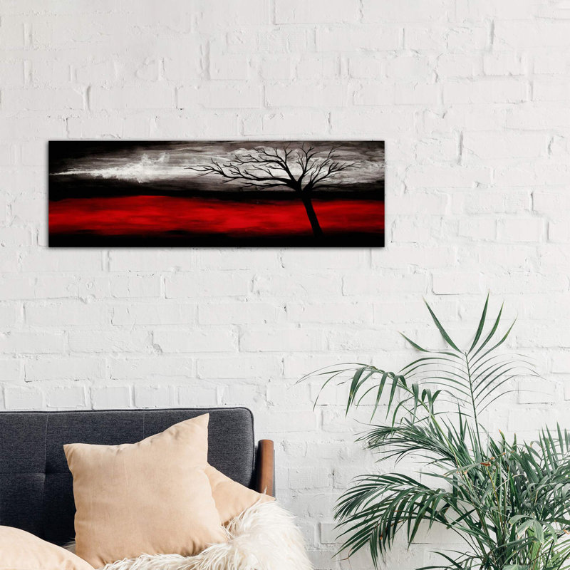 Passion by Heather Offord - Wrapped Canvas Panoramic Painting, 30.48 cm H x 91.44 cm W x 1.91 cm D