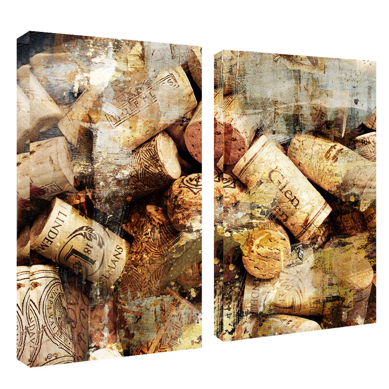 Ensemble de 2 reproductions d’art sur toile tendue « Never too Beets » par Tristan Scott