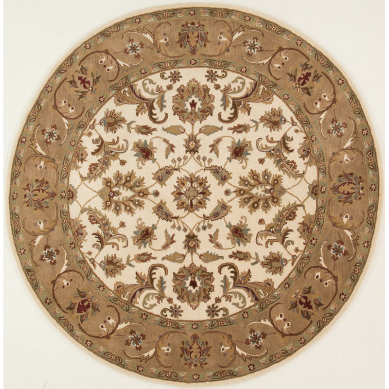 Taylorsville Performance Wool Oriental Indoor Rug, Round 3'6"