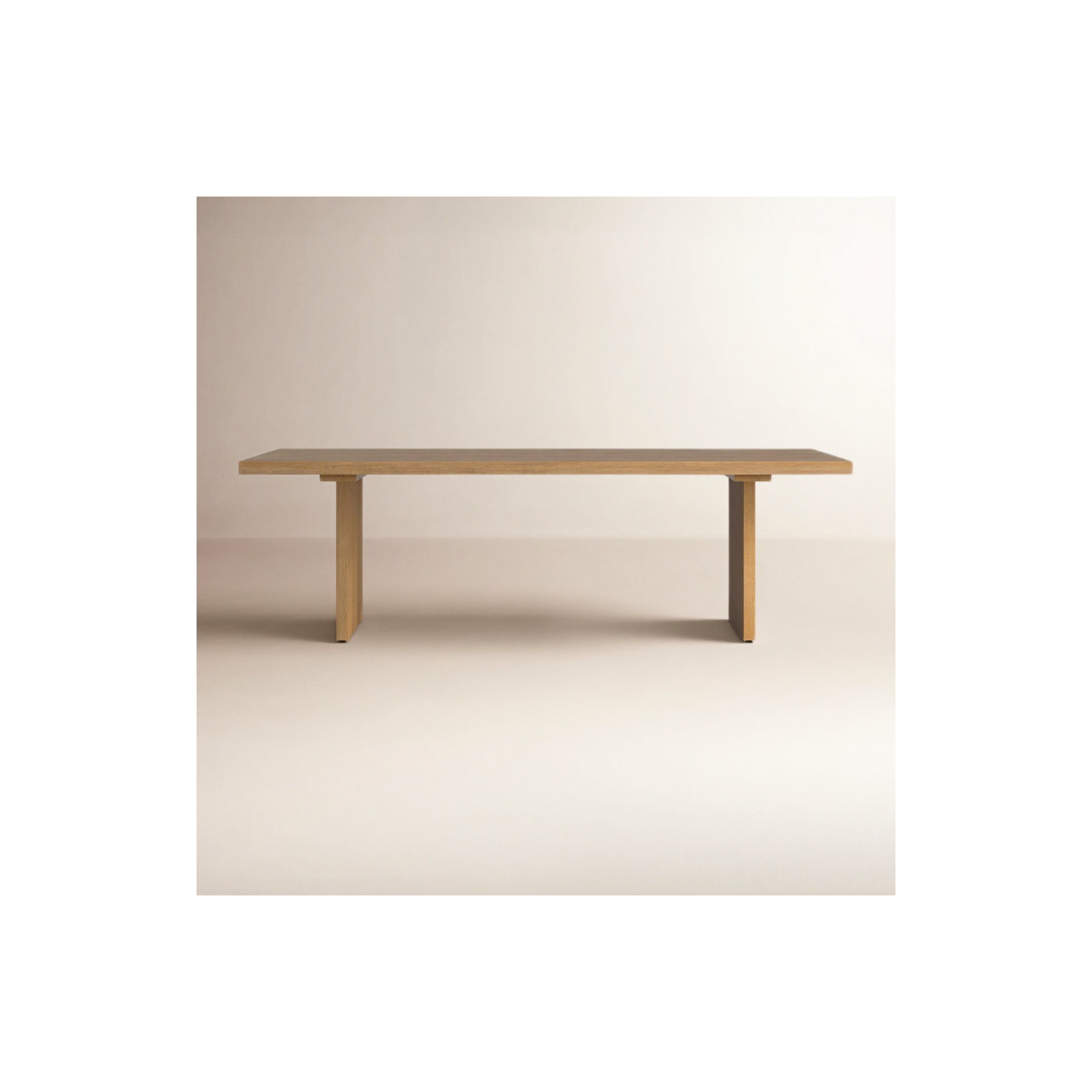 Cognac 96'' Solid Oak Dining Table