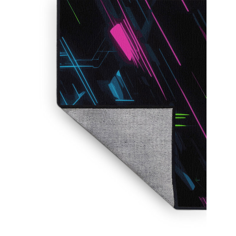Hyper Wave Rug, Square 5'