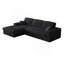 Canapé en velours côtelé modulaire de 114,5 pi, canapé réversible à siège inclinable, canapé 2 en 1 avec fauteuil inclinable et canapé en forme de L avec trois coussins décoratifs et deux coussins décoratifs-1115147309