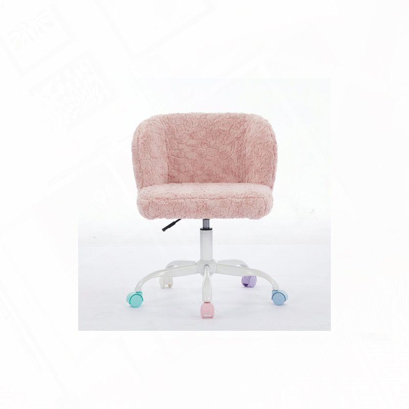 360 Swivel Home Office Chair, Pink