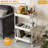 3-Tier Rolling Utility Cart with Handle