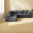 Compression Cloud Sofas, Large Corduroy Modular Modern Couch For Home