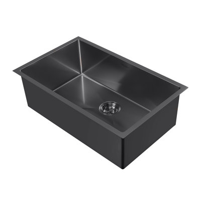 Noah Plus 33" L x 18" W Dual Mount Kitchen Sink with Basket Strainer