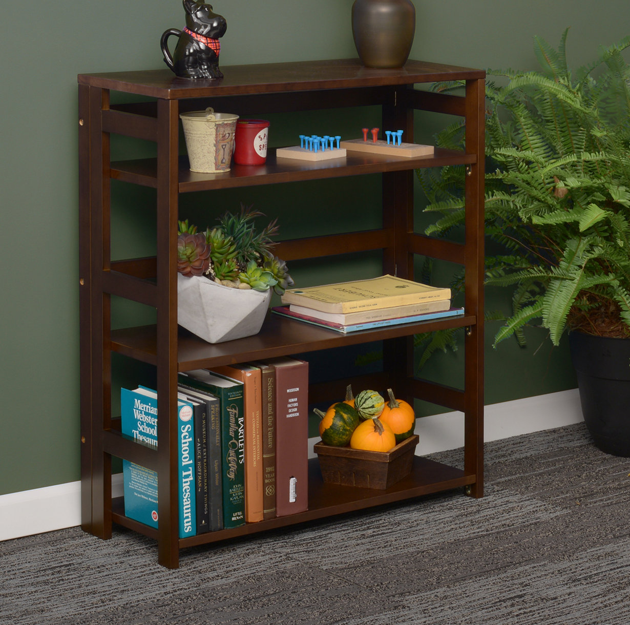 Rebrilliant Flip Flop High Folding, No Tools Assembly, Solid, Wood