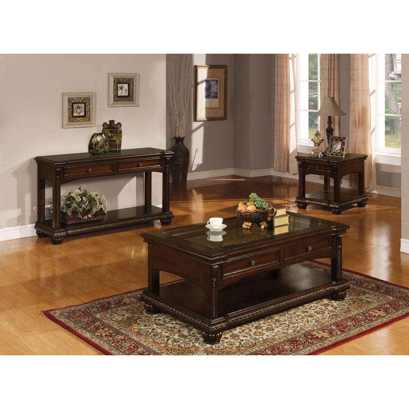 Console en bois massif 54 po Remy