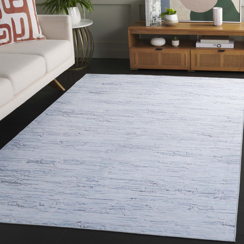 Laraoun Tacoma Performance Machine Washable Abstract Rug, Rectangle 5' x 8'