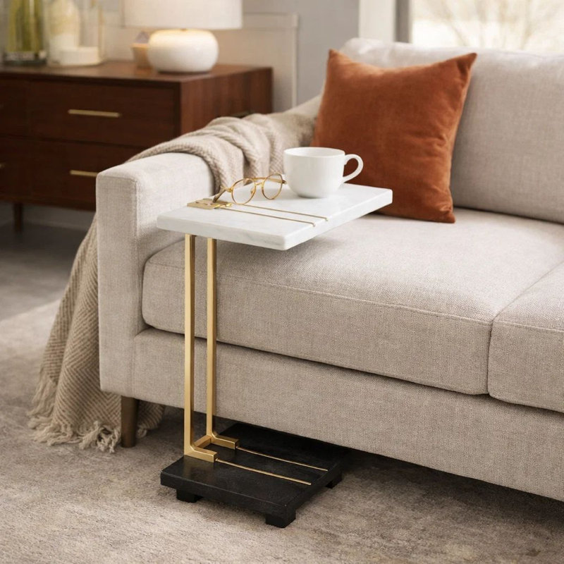Table de bout, Blanc