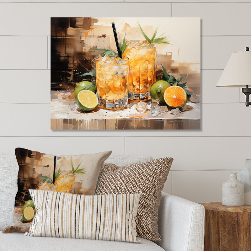«Pina Paradise», art mural en métal, H 12 po x l 20 po x P 1 po