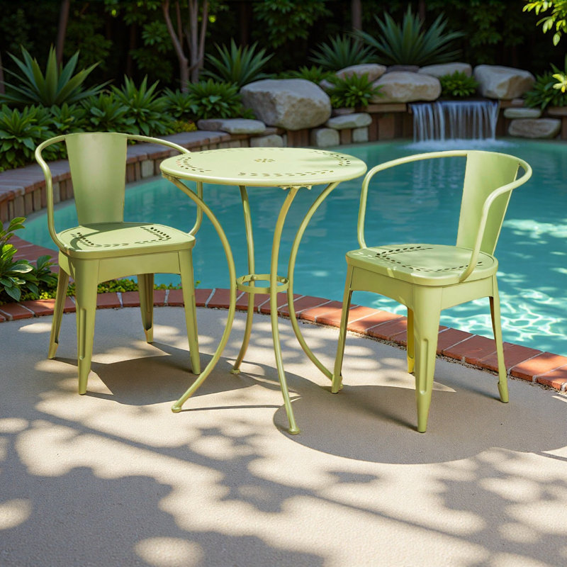 3 Pc Kd Metal Set, Green
