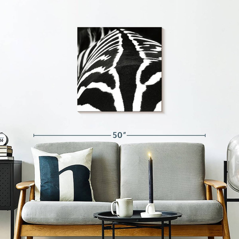 Brampt Zebra Stripes Pattern VI, 24" H x 24" W