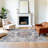 Wide Hallway Rug: Vintage Washable Soft for Living Room Bedroom Water Resistant Carpet with Non-Slip Backing for Entry Kitchen Dining Room Thin Bathroom Floor Mat(Brick)-1837069504-1813402913