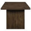 Ensemble de salle à manger rectangulaire 7 pièces 82 pouces Vinga crème et noyer-1223540779-1223540783