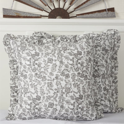 Gray Gables Fabric Euro Sham