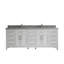 Ensemble de meuble-lavabo double 84 po Huntwood-867182761