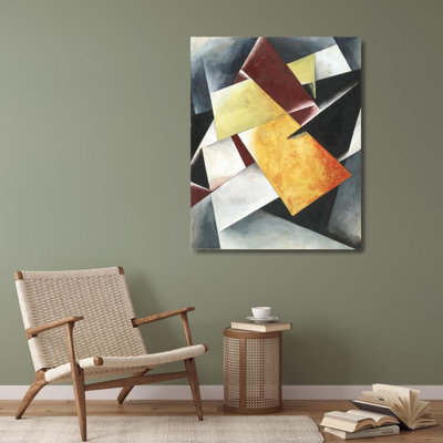 "Painterly Architectonic" by  Lyubov Popova - Gallery Wrap Canvas Wall Art