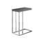 Petite table d'intérieur, table de bout, table d'appoint, table d'appoint à structure en métal, table de chevet pour chambre à coucher