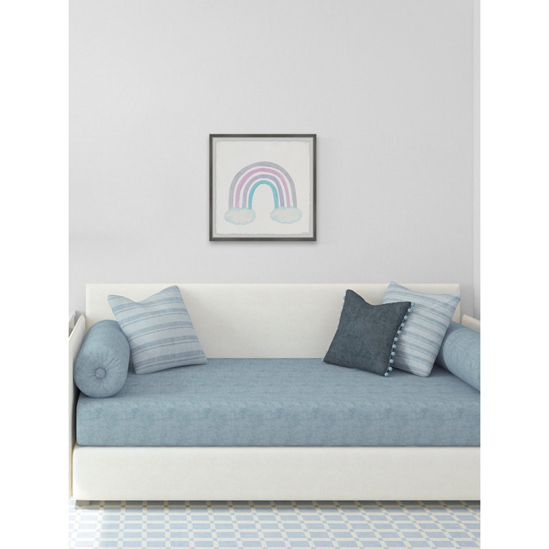 'Try To Be A Rainbow' Framed Print, 32" H x 32" W x 1.5" D