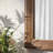 Rustic Farmhouse Wall Mirror, Solid Wood Frame Square Decorative Mirror, Country Style Accent Mirror for Living Room, Bedroom, Entryway, Bathroom