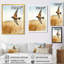 Bird Swallow Over The Fields II - Bird, art mural encadré-723211795-723211796-723211797