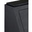 Verona - Three-Drawer Secretary Desk - Black, Natural, Champagne, Silver