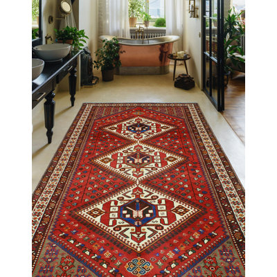 Khylar Distressed Nabi Red Runner