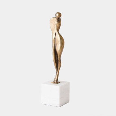 Swanky Lady 16"H x 4"W x 4"D Decorative Sculpture