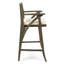 Tabouret de bar en bois avec coussin Peper-732879076