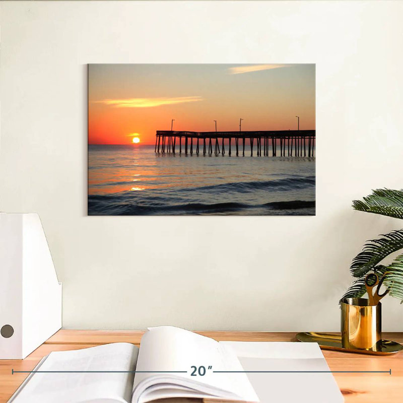 Nicci Virginia Pier At Sunset