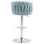 Tabourets de bar pivotants à 360 ° en tissu bleu - hauteur de comptoir réglable avec dossier tissé et repose-pieds pour la cuisine, le café, le pub (de 2 chaises pivotantes, le pub, le café)-812569090