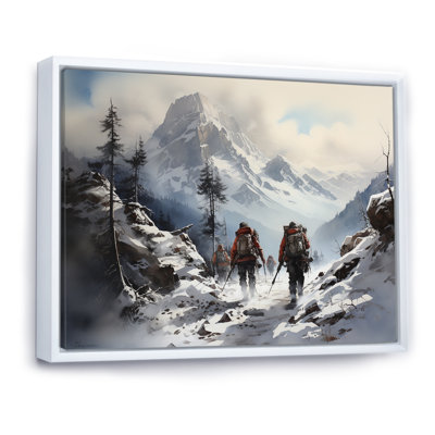 " Mountain Hiking In Winter "