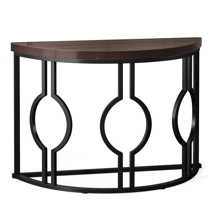 Half Moon Console Table For Entryway