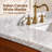 Claireville 60 " W Freestanding Standard Double Vanity Bathroom Vanity With Marble Top