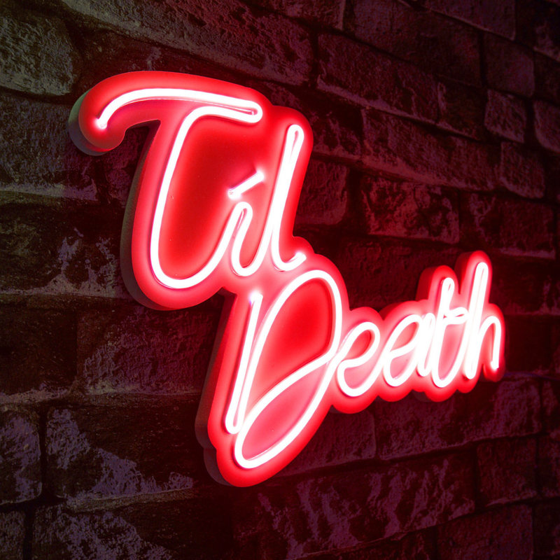 Flexible LED Neon Strip Light, Waterproof Red Neon, 11.0 x 17.3 x 0.8 inches | DC 12V, 8W-10W per Meter, Built-in Wall Hanging System, IP67 Rated | Perfect for Home Decor, Parties & Events