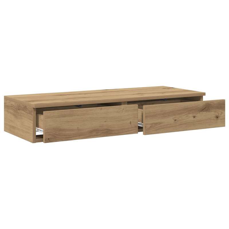 90cm W Manufactured Wood Bedside Table