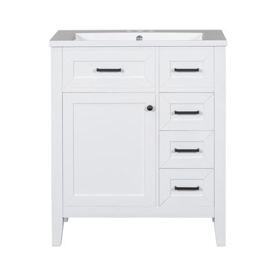 Meuble-lavabo de 30 po avec lavabo en céramique