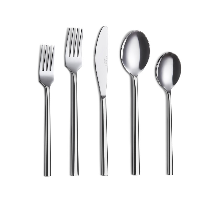 Ensemble de couverts 20 pièces en acier inoxydable 18/10, service pour 4