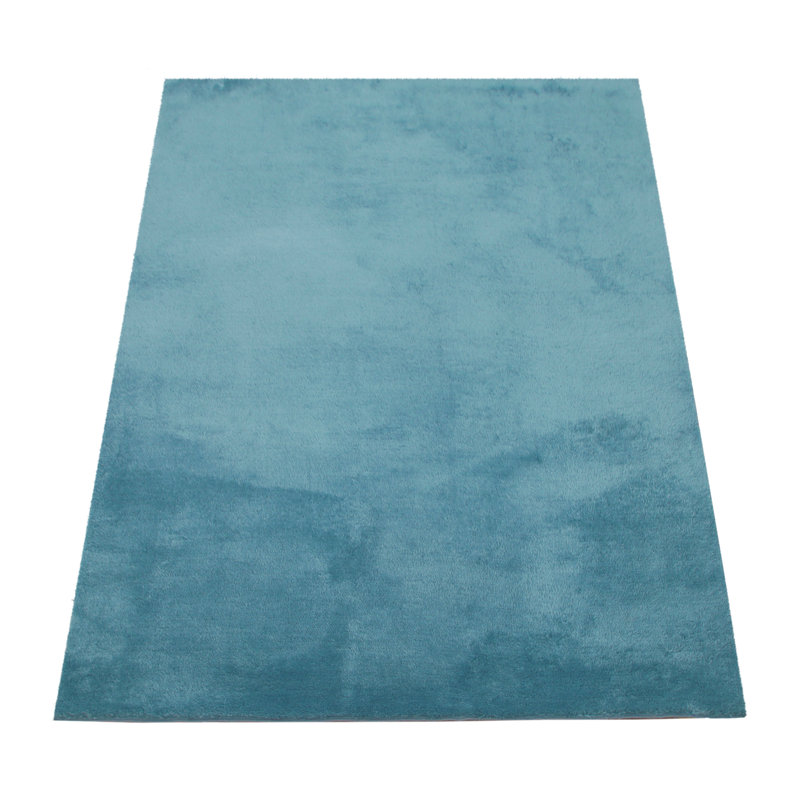Cretien 100% Polyester Turquoise Outdoor Rug, Rectangle 300 x 400cm